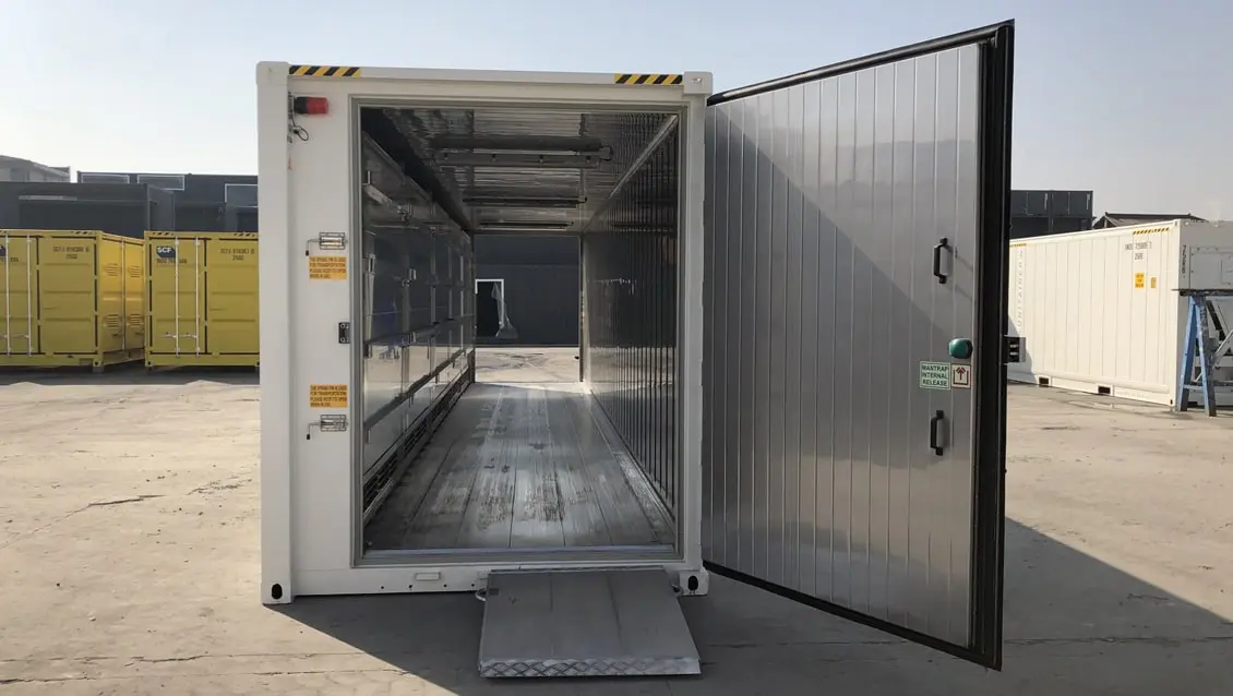 40ft ArcticBlast Refrigerated Container for Hire - Rapid Chilling Storage