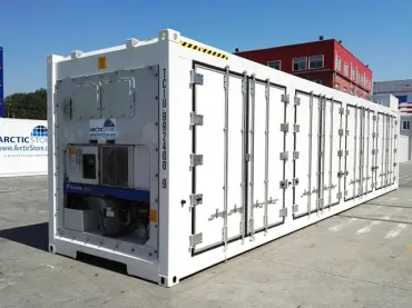 ArcticStore Cold Storage 40ft Sidedoor Refrigerated Containers for Hire