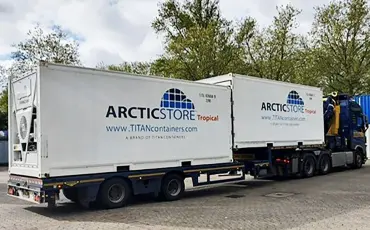 ArcticStore Refrigerated Containers for a German Trade Fair