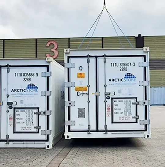 ArcticStore Refrigerated Containers for a German Trade Fair